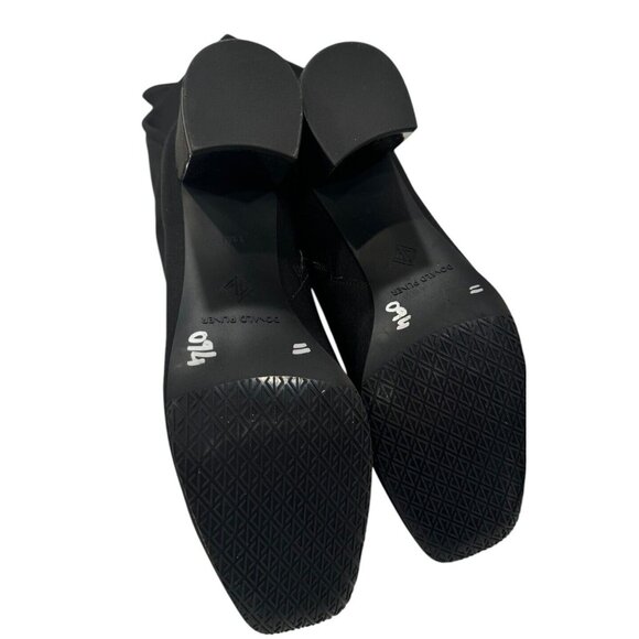 Donald Pliner Size 11 Women's Cassidy Crepe Elastic Tall Shaft Boot Black - Picture 10 of 14